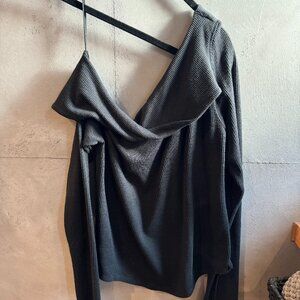 we the free long sleeve off shoulder top